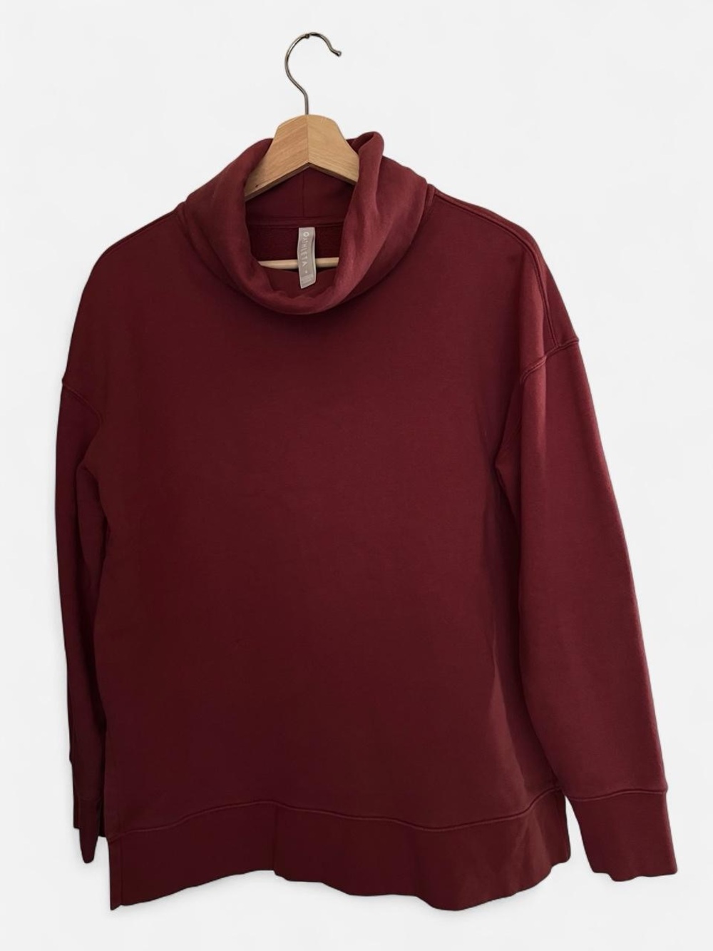 Athleta form knit cowl neck crew sweatshirt